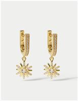 Sterling Silver Gold Plated Earrings