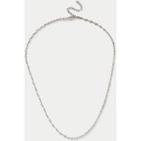 M&S Sterling Silver Twist Necklace Silver