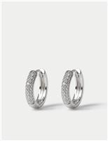 Sterling Silver Rhodium Earrings