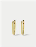 Sterling Silver Oval Earrings