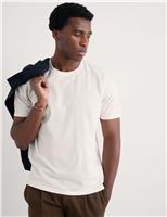 Pure Cotton Crew Neck T-Shirt