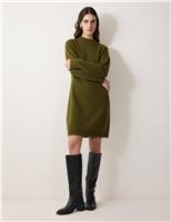 Pure Wool Knitted Mini Jumper Dress