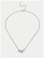 Sterling Silver Cubic Zirconia Necklace