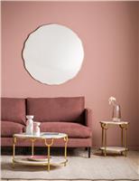Carano Metal Extra Large Round Wall Mirror