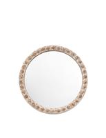 Millbrook Wooden Small Round Wall Mirror