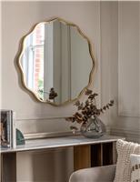 Sloane Metal Large Round Wall Mirror