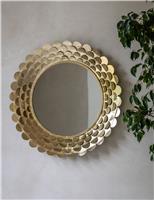 Windsor Metal Large Round Wall Mirror