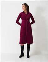 Cotton Rich Cord Midi Shirt Dress