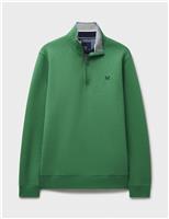 Cotton Rich Half Zip Sweatshirt