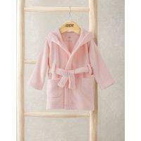 Mamas & Papas Bunny Hood Dressing Gown (3 Mths-3 Yrs) Pink