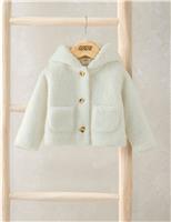 Borg 3D Bear Ears Jacket (0-12 Mths)