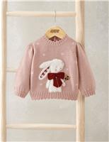Bunny Christmas Jumper with Wool