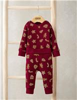 2pc Cotton Rich Gingerbread Outfit (0-24 Mths)