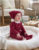 Pure Cotton Knitted Romper (0-18 Mths)
