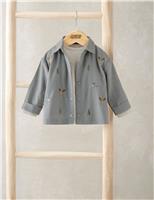 Pure Cotton Cord Shirt & T-Shirt Set (0-3 Yrs)