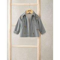 Mamas & Papas Pure Cotton Cord Shirt & T-Shirt Set (0-3 Yrs) Blue