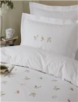 2pk Pure Cotton Snowy Owls Oxford Pillowcases