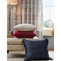 William Morris At Home Pure Cotton Marigold Cushion Blue Mix