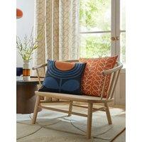 Orla Kiely Striped Tulip Pure Cotton Cushion Blue Mix