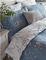 2pk Pure Cotton Sateen Pussy Willow Pillowcases