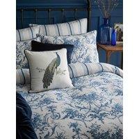 Laura Ashley 2 Pack Pure Cotton Tuileries Pillowcases Blue Mix