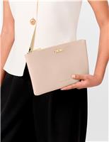 Faux Leather July Birthstone Pouch Purse