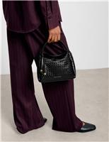 Woven Top Handle Grab Bag