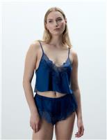 Isabella Satin Lounge Camisole Short Set