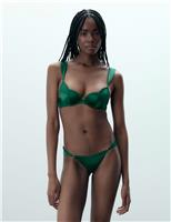 Octavia Satin Wired Push-Up Bra (B-DD)