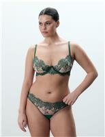 Amaris Embroidered Mesh Briefs