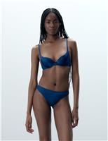 Verona Satin Wired Push-Up Bra (B-F)