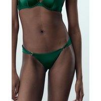 Bluebella Octavia Satin Briefs Teal Green