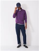 Cotton Rich Pique Long Sleeve Polo Shirt