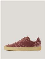 Velvet Cupsole Trainers