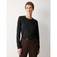 Jigsaw Pure Cotton T-Shirt Black