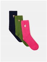 3pk Cotton Rich Cocktail Socks in a Box