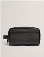 Textured Leather Washbag