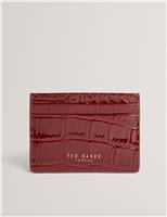 Croc Effect Card Holder