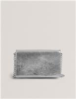 Ted Baker Patent Finish Cross Body Bag Black