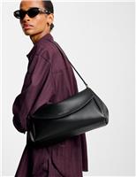 Faux Leather Shoulder Bag