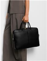 Faux Leather Laptop Bag