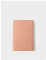 Faux Leather Passport Holder