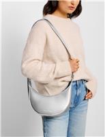 Faux Leather Patent Finish Sling Bag