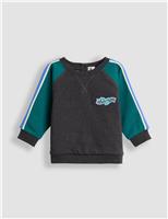 Pure Cotton Race Sweatshirt (6 Mths-9 Yrs)