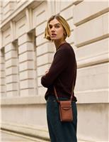 Faux Leather Cross Body Phone Bag