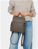 Faux Leather Backpack