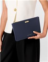 Faux Leather September Birthstone Pouch Purse