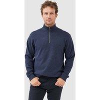 Rodd & Gunn Alton Ave Pure Cotton Half Zip Sweatshirt Dark Blue