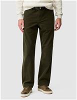 Relaxed Fit Pure Cotton Trousers