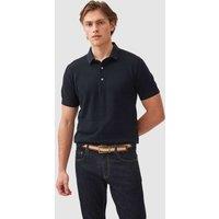 Rodd & Gunn Masons Pure Cotton Flat Knitted Polo Shirt Dark Navy